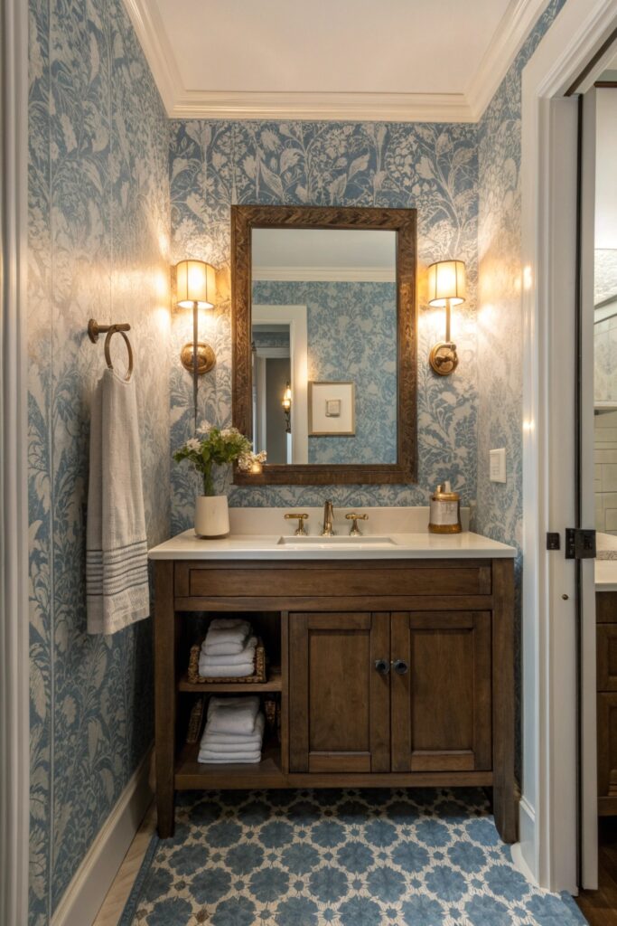 12 Moody Blue Bathroom Ideas With Depth