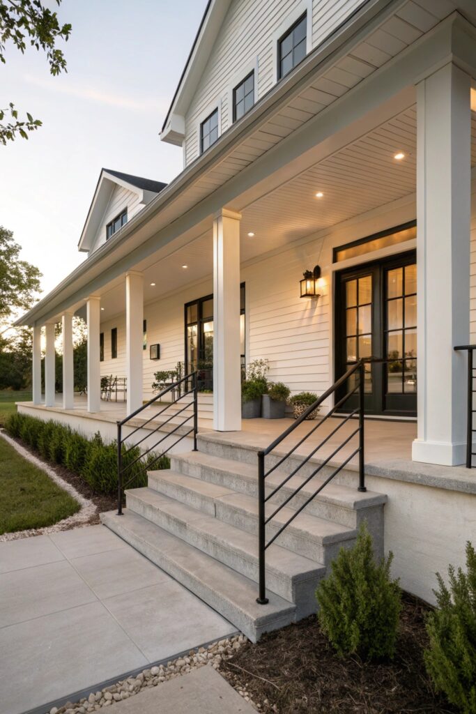13 Fresh Modern Farmhouse Exteriors With Curb Appeal