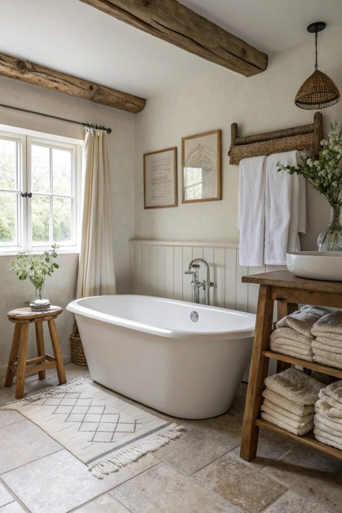 14 Farmhouse Bathroom Decor Ideas With Rustic Charm