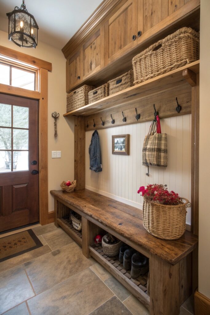 11 Farmhouse Mudroom Ideas With Rustic Charm