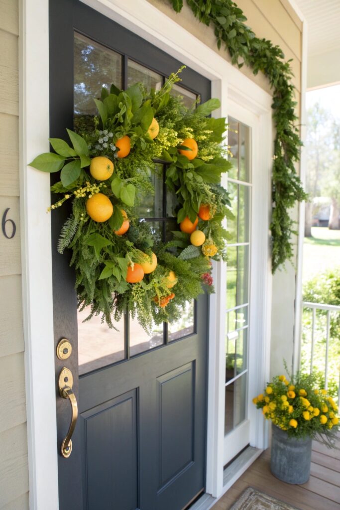 15 Summer Wreath Ideas for the Front Door
