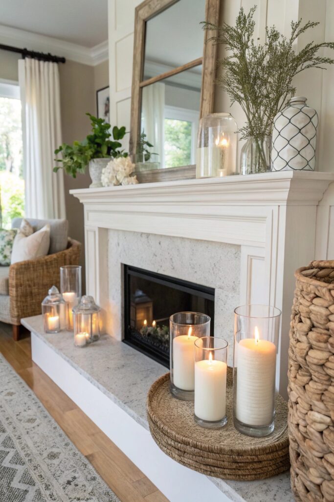 11 Summer Mantel Decorating Ideas for a Seasonal Refresh
