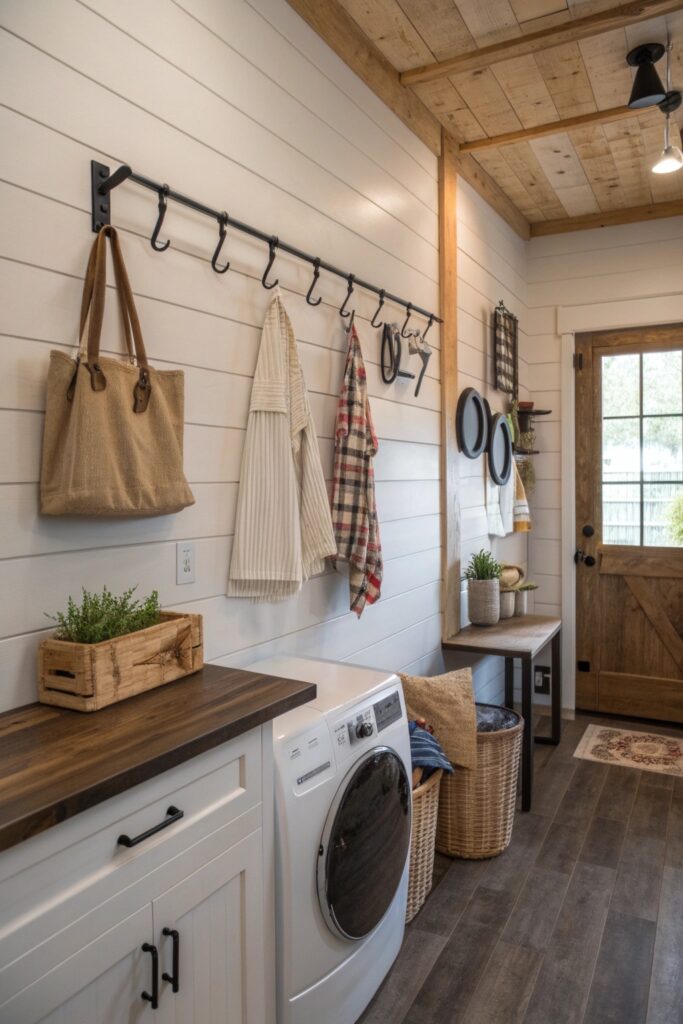 12 Farmhouse Laundry Room Ideas That Feel Cozy