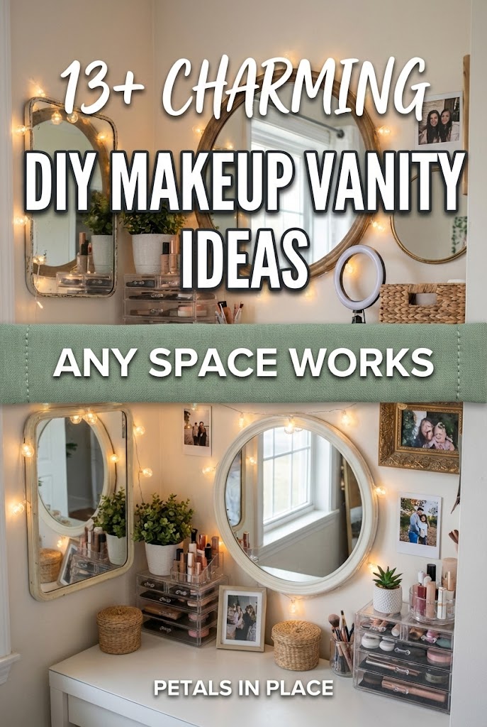 13 Charming DIY Makeup Vanity Ideas for Any Space