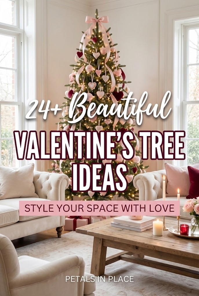 24 Beautiful Valentine’s Tree Ideas to Style Your Space with Love