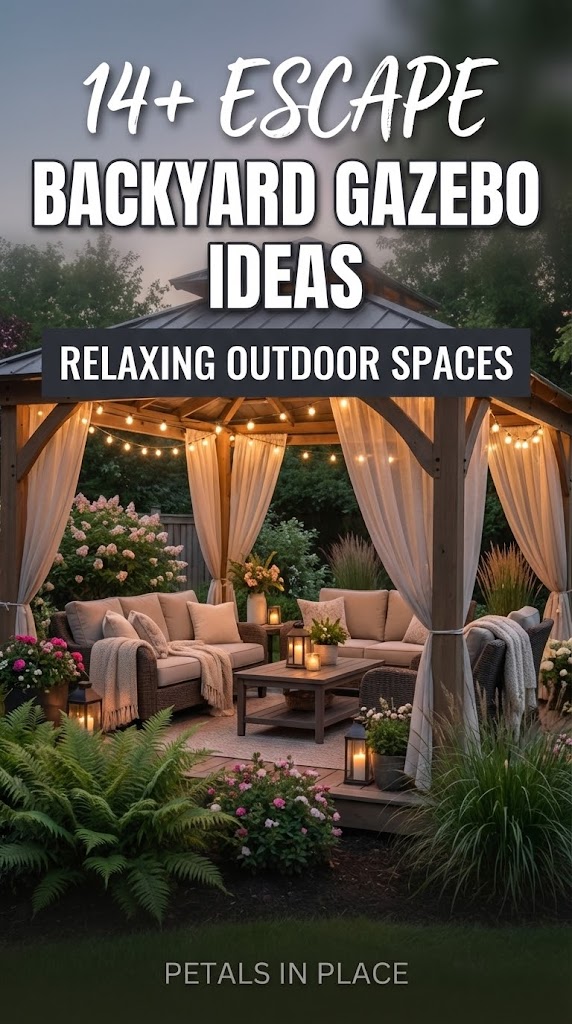 14 Backyard Gazebo Ideas for an Outdoor Escape